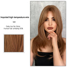 Wavy Coffee Brown Wig - HairNjoy