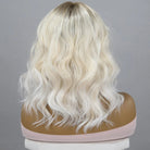 White Gradient Wavy Short Wig - HairNjoy