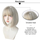 White Grey Bob Wig - HairNjoy