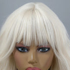 White Wavy Long Wavy Hair Wig - HairNjoy