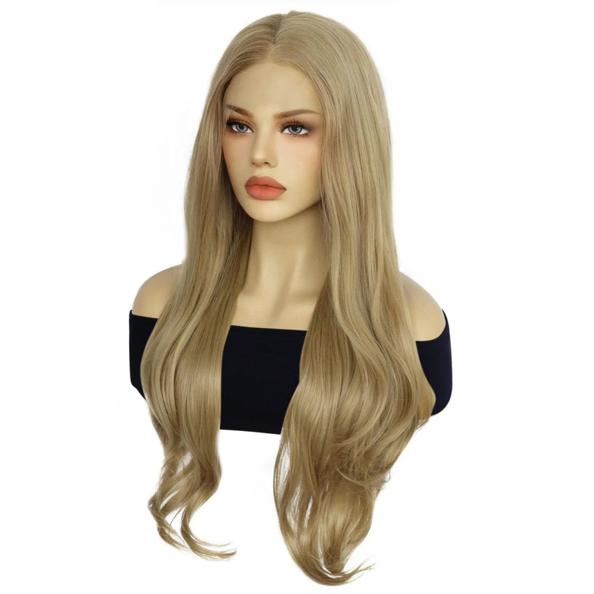 Youthful Brown Synthetic Wig - HairNjoy