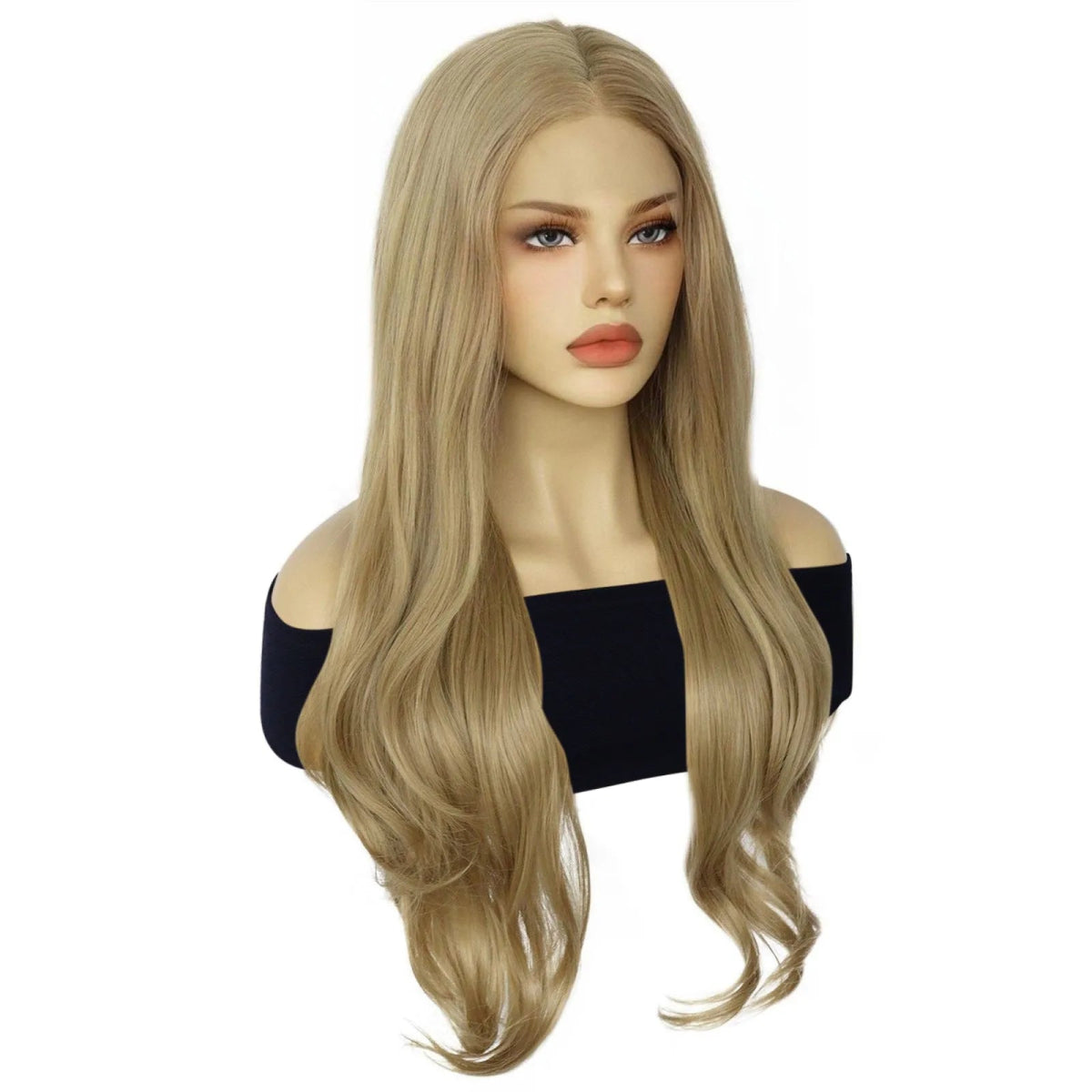 Youthful Brown Synthetic Wig - HairNjoy