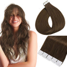 100% Remy Natural Human Hair Tape in Extensions - HairNjoy