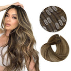 100% Remy Straight Clip In Human Hair Extensions - HairNjoy