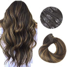 100% Remy Straight Clip In Human Hair Extensions - HairNjoy