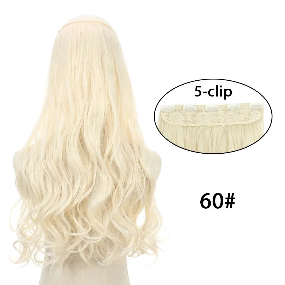5 Clip In Long Wavy Hairstyles Hair Extension - HairNjoy