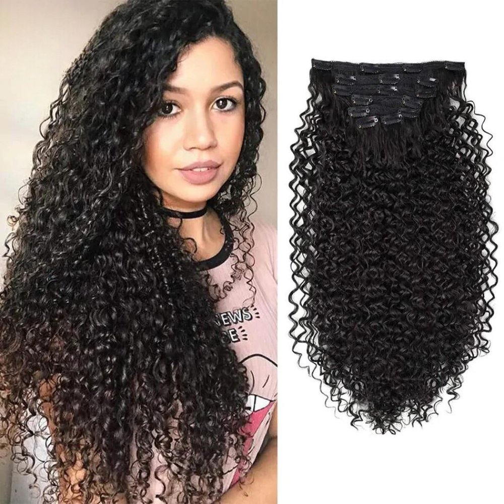 Beauty Clip In Curly Synthetic Hair Extension - HairNjoy