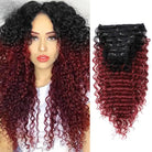 Beauty Clip In Curly Synthetic Hair Extension - HairNjoy