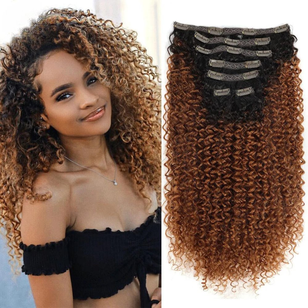 Beauty Clip In Curly Synthetic Hair Extension - HairNjoy