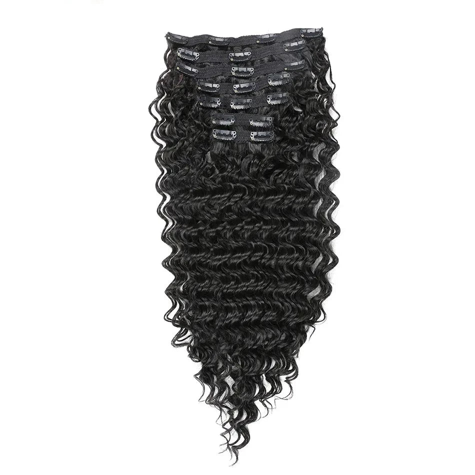 Beauty Clip In Curly Synthetic Hair Extension - HairNjoy