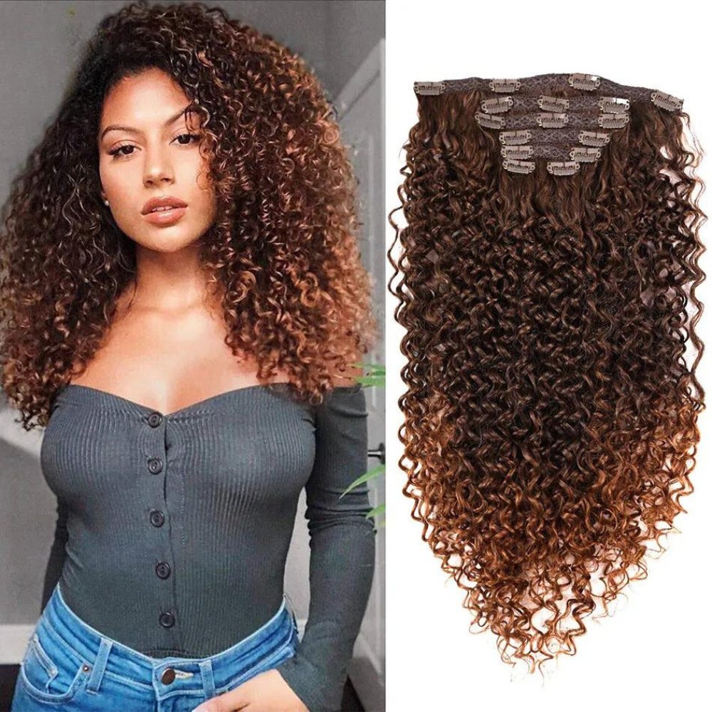 Beauty Clip In Curly Synthetic Hair Extension - HairNjoy