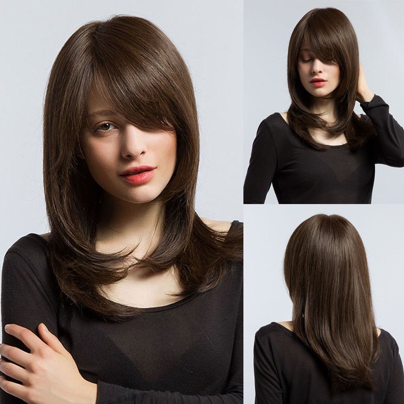 Bob Brown Synthetic Wig - HairNjoy