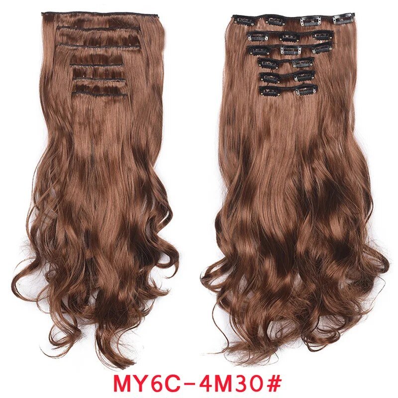 Clip-In Natural Wavy Ombre Hair Extension - HairNjoy