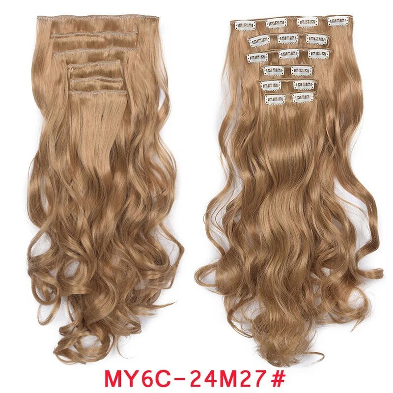 Clip-In Natural Wavy Ombre Hair Extension - HairNjoy