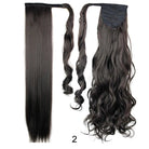 Clip In Synthetic Hair Pony Tail Straight and Curly - HairNjoy