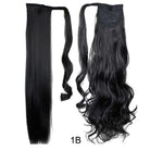 Clip In Synthetic Hair Pony Tail Straight and Curly - HairNjoy