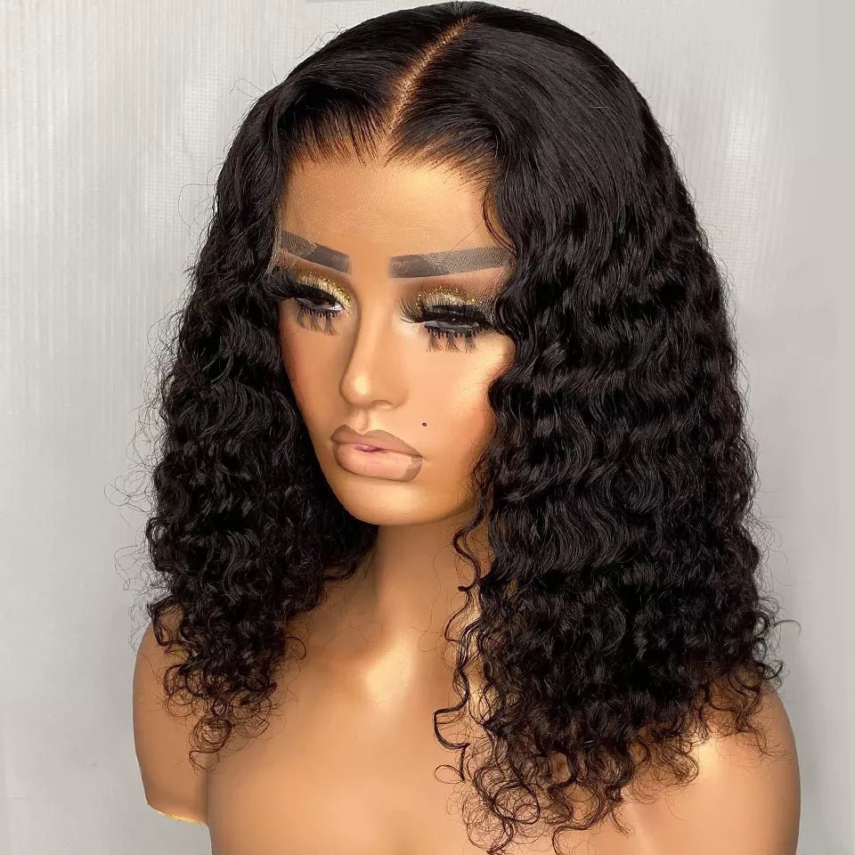 Flowing Curl: Lace Frontal Human Hair Wig - HairNjoy