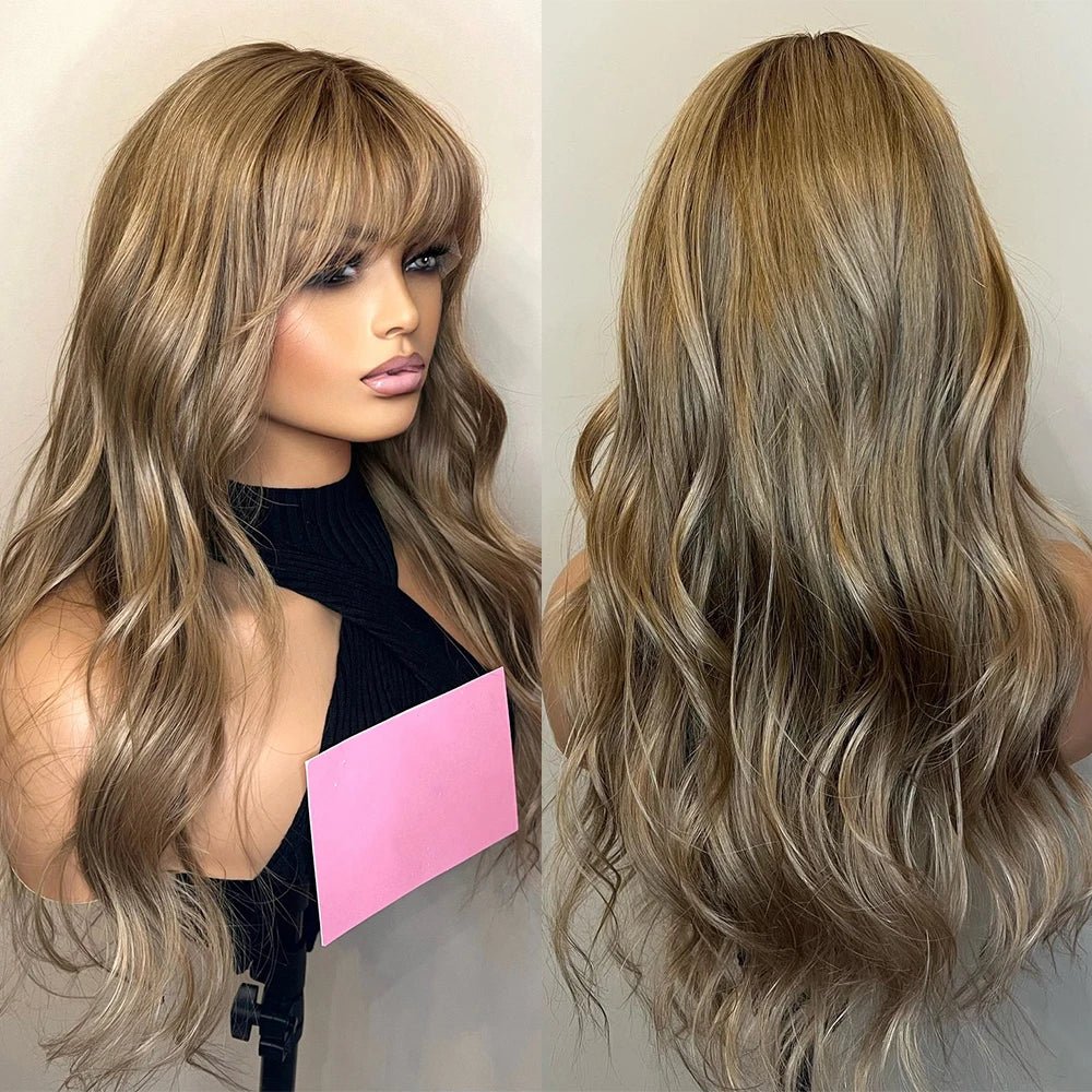 Full Lace Highlight Human Hair Wig - HairNjoy