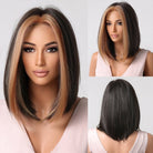 Highlight Bob Synthetic Wig - HairNjoy