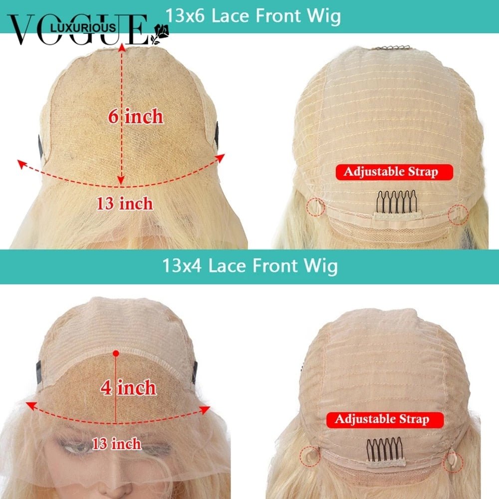 Highlight HD Ash Blonde 13x6 Bob Straight Wig Lace Front Human Hair Wigs - HairNjoy