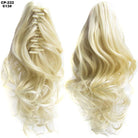 Long Curly Claw Clip-On Wavy Ponytail Hair Extensions - HairNjoy