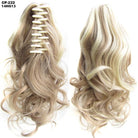 Long Curly Claw Clip-On Wavy Ponytail Hair Extensions - HairNjoy