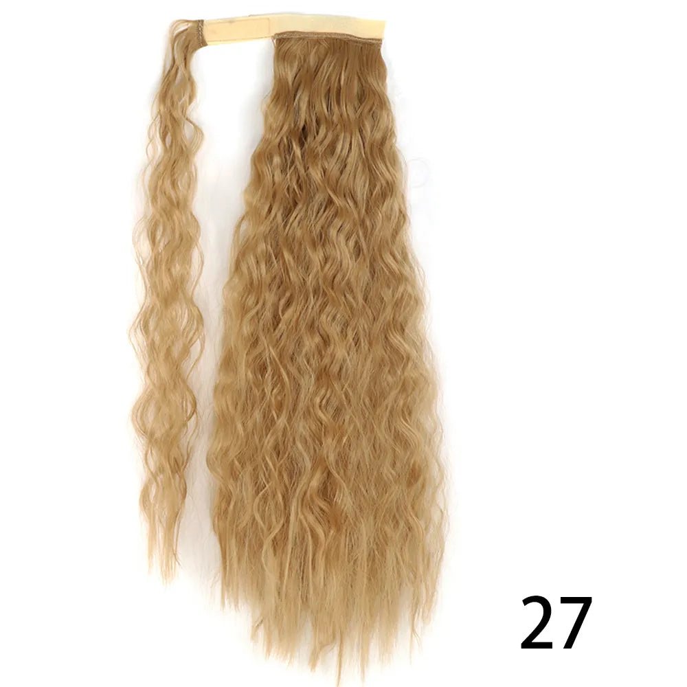 Long Curly Drawstring Ponytail Extensions - HairNjoy