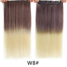 Long Straight Synthetic Hair Clips Extensions - HairNjoy