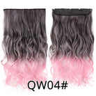 Long Straight Synthetic Hair Clips Extensions - HairNjoy