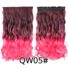 Long Straight Synthetic Hair Clips Extensions - HairNjoy