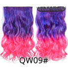 Long Straight Synthetic Hair Clips Extensions - HairNjoy