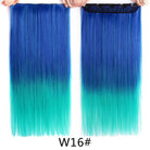 Long Straight Synthetic Hair Clips Extensions - HairNjoy