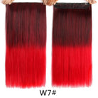 Long Straight Synthetic Hair Clips Extensions - HairNjoy