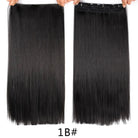 Long Straight Synthetic Hair Clips Extensions - HairNjoy