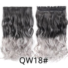 Long Straight Synthetic Hair Clips Extensions - HairNjoy