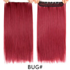 Long Straight Synthetic Hair Clips Extensions - HairNjoy