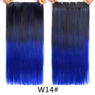 Long Straight Synthetic Hair Clips Extensions - HairNjoy