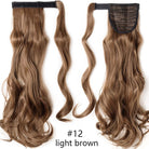 Long Straight Wrap Around Clip Ponytail Hair Extension - HairNjoy