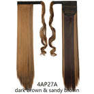 Long Straight Wrap Around Clip Ponytail Hair Extension - HairNjoy