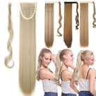 Long Straight Wrap Around Clip Ponytail Hair Extension - HairNjoy