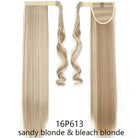 Long Straight Wrap Around Clip Ponytail Hair Extension - HairNjoy