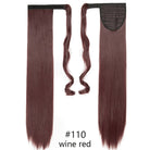 Long Straight Wrap Around Clip Ponytail Hair Extension - HairNjoy