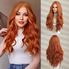 Modern and Fashionable: Long Wavy Synthetic Wig - HairNjoy