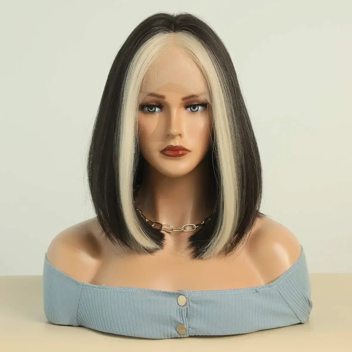 Modern Bob Cut Synthetic Wig - HairNjoy