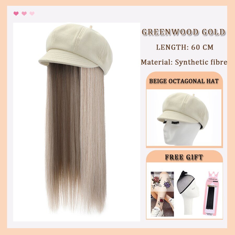 Removable Hair Extension with Adjustable Hat - HairNjoy