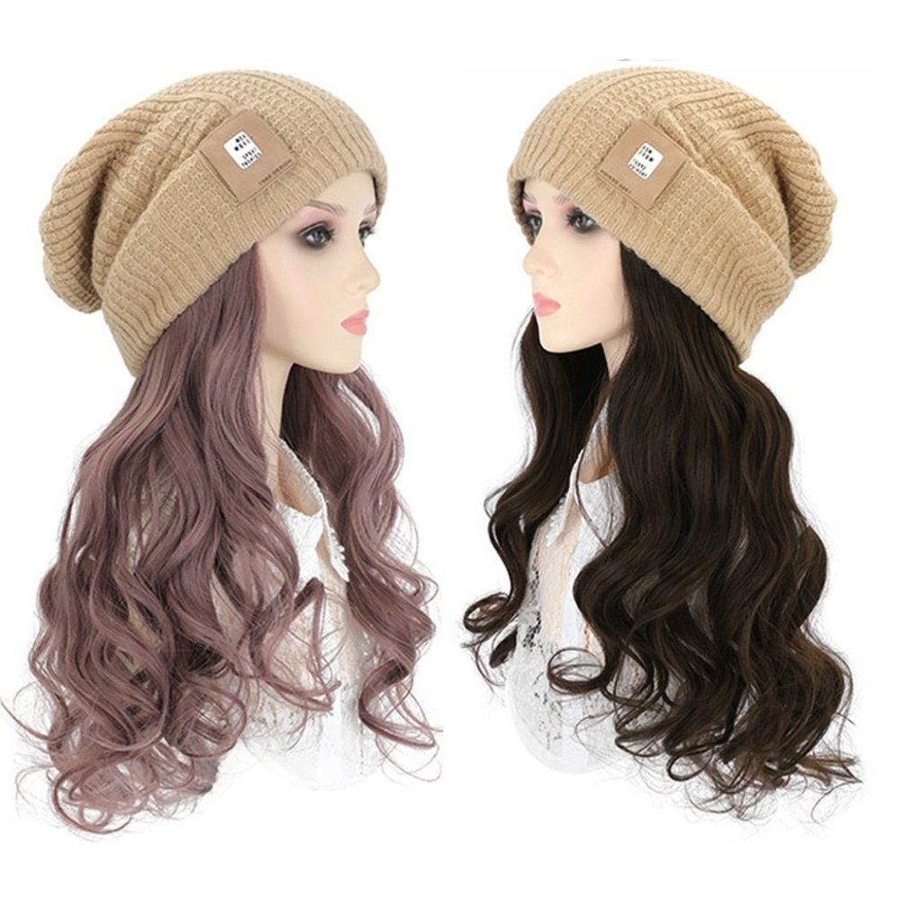 Removable Hair Extension with Hat - HairNjoy