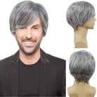 Short Wigs for Men Synthetic Wig with Bang - HairNjoy