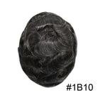 Silicone Durable Capillary 100% Remy Human Hair Toupee for Men - HairNjoy