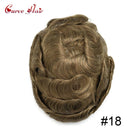 Silicone Durable Capillary 100% Remy Human Hair Toupee for Men - HairNjoy