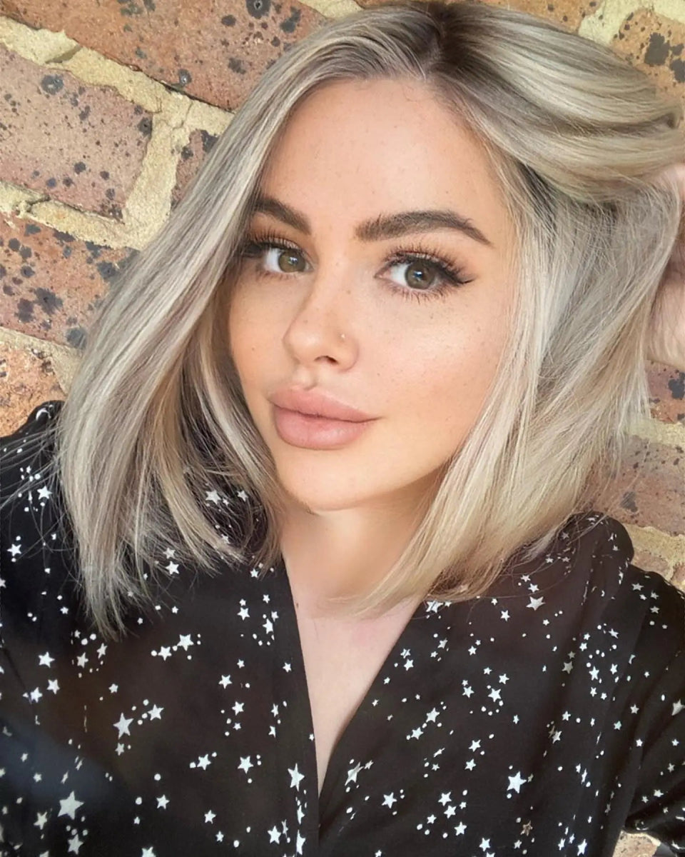 Silky Straight Super Cute Bob Wig - HairNjoy